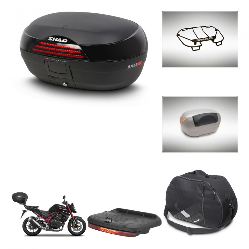 SHAD Baul SH46 + soporte montaje accesorios 45 L KIT-444774