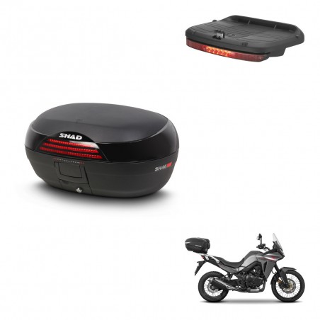 SHAD Baul SH46 + soporte montaje luz de freno 45 L KIT-444776