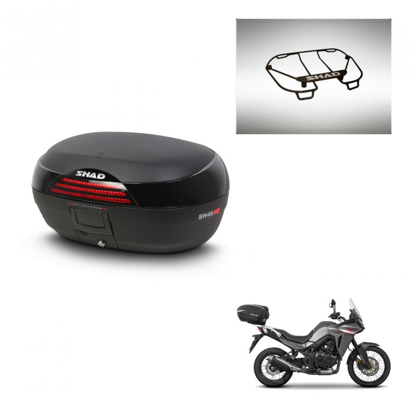 SHAD Baul SH46 + soporte montaje parrilla superior 45 L KIT-444783
