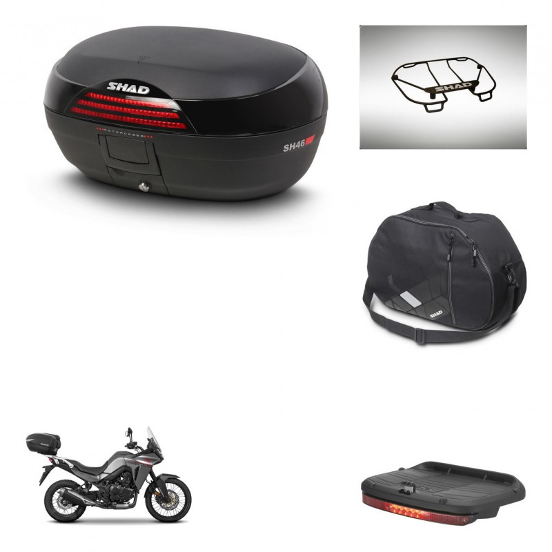 SHAD Baul SH46 + soporte montaje accesorios 45 L KIT-444786