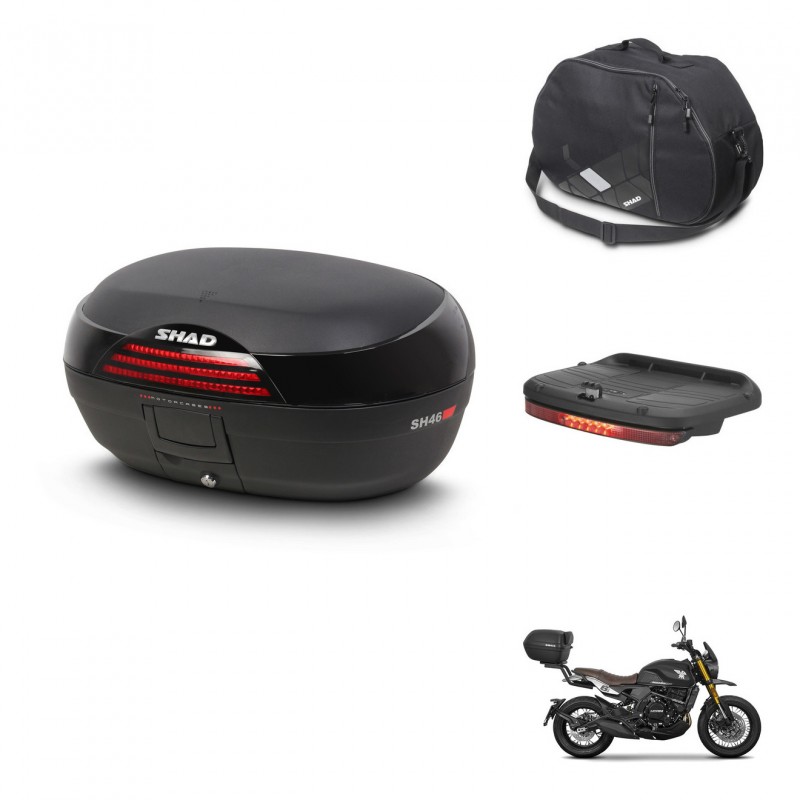 SHAD Baul SH46 + soporte montaje accesorios 45 L KIT-444794