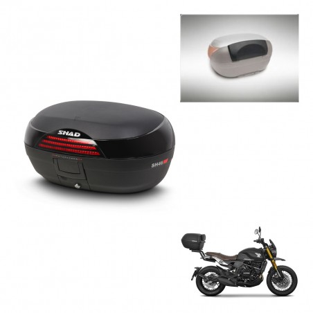 SHAD Baul SH46 + soporte montaje respaldo 45 L KIT-444795