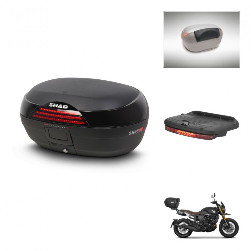 SHAD Baul SH46 + soporte montaje accesorios 45 L KIT-444796