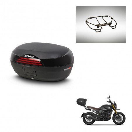 SHAD Baul SH46 + soporte montaje parrilla superior 45 L KIT-444799