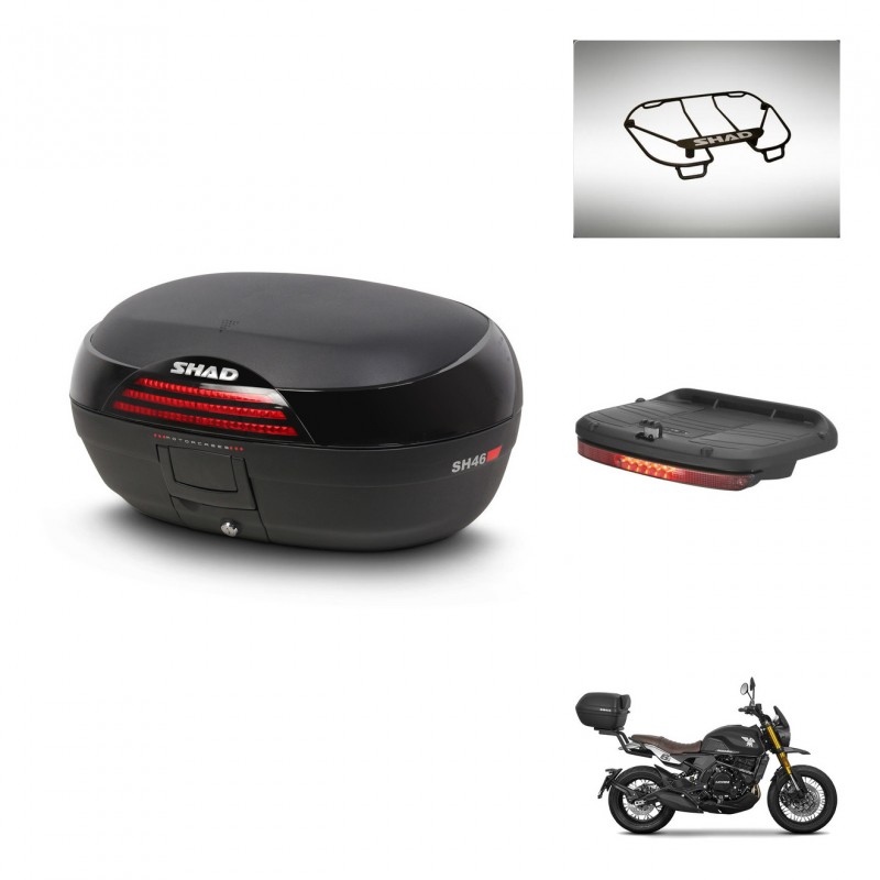 SHAD Baul SH46 + soporte montaje accesorios 45 L KIT-444800