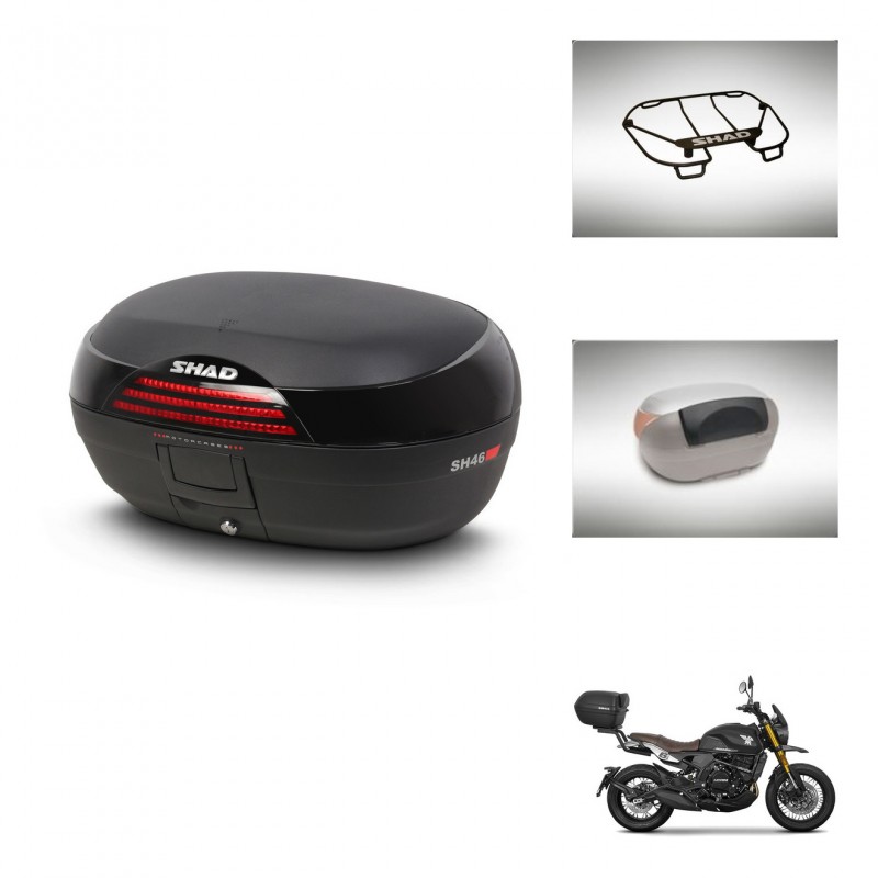 SHAD Baul SH46 + soporte montaje accesorios 45 L KIT-444803