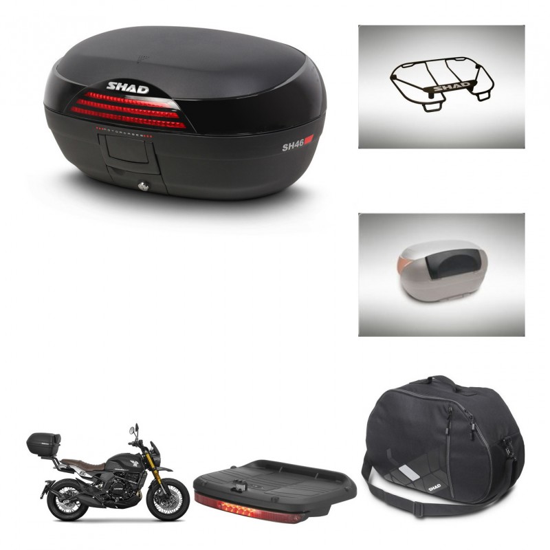 SHAD Baul SH46 + soporte montaje accesorios 45 L KIT-444806