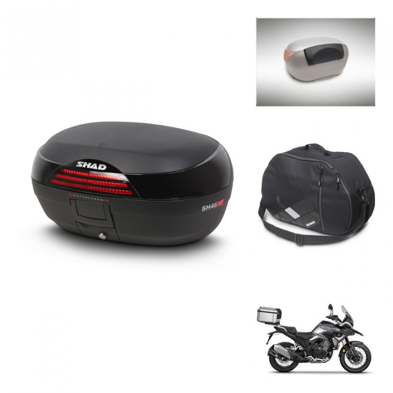 SHAD Baul SH46 + soporte montaje accesorios 45 L KIT-444813
