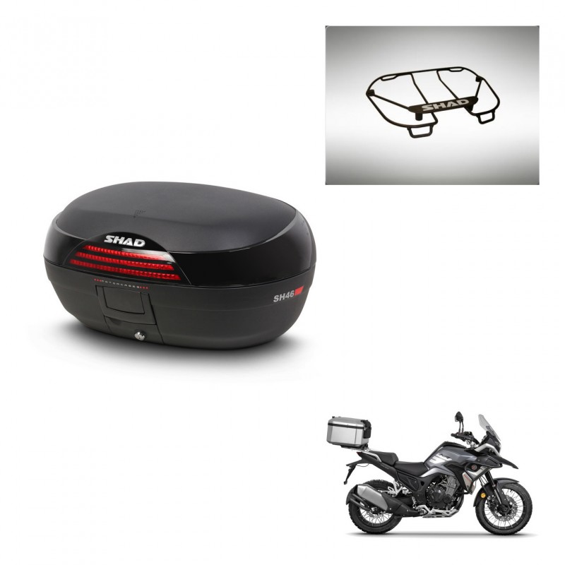 SHAD SH46 trunk + mounting bracket upper grill 45 L KIT-444815