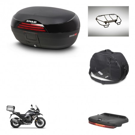 SHAD Baul SH46 + soporte montaje accesorios 45 L KIT-444818
