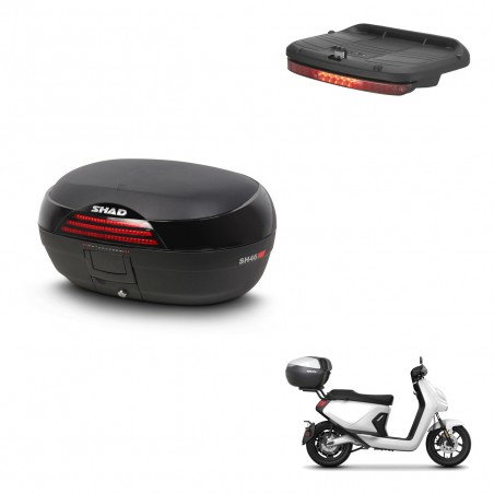 SHAD Trunk SH46 + mounting bracket brake light 45 L KIT-444824