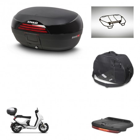 SHAD Baul SH46 + soporte montaje accesorios 45 L KIT-444834