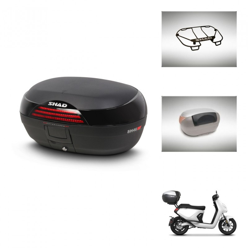 SHAD Baul SH46 + soporte montaje accesorios 45 L KIT-444835