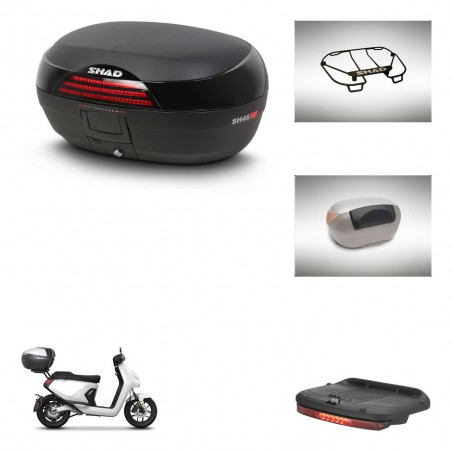 SHAD Baul SH46 + soporte montaje accesorios 45 L KIT-444836