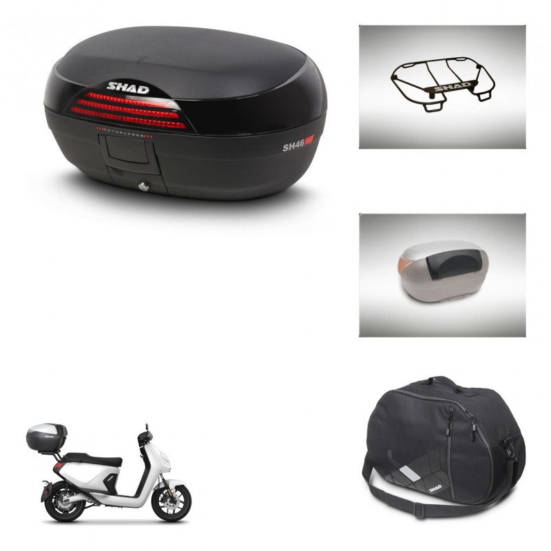 SHAD Baul SH46 + soporte montaje accesorios 45 L KIT-444837