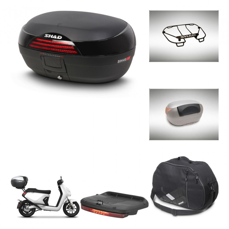 SHAD Baul SH46 + soporte montaje accesorios 45 L KIT-444838