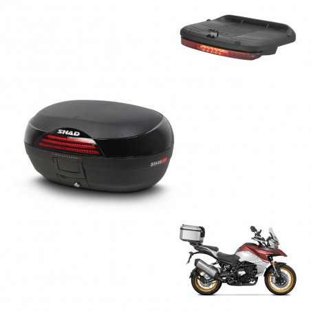 SHAD Trunk SH46 + mounting bracket brake light 45 L KIT-444840