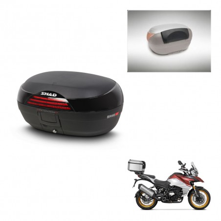 SHAD Trunk SH46 + mounting bracket backrest 45 L KIT-444843