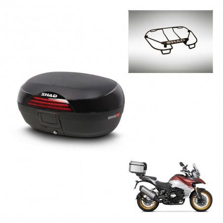 SHAD Baul SH46 + soporte montaje parrilla superior 45 L KIT-444847