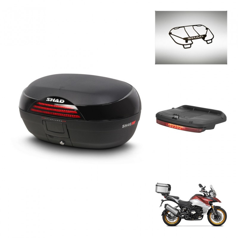 SHAD Baul SH46 + soporte montaje accesorios 45 L KIT-444848