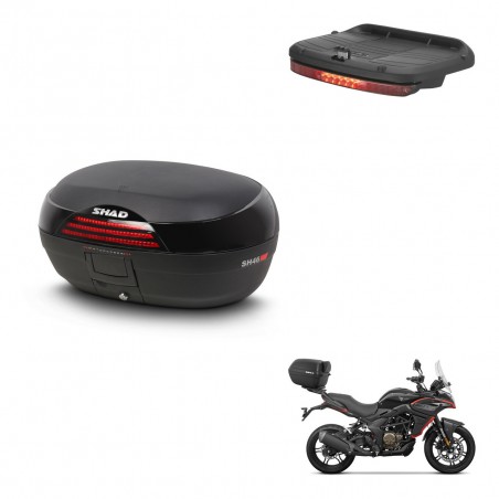 SHAD Baul SH46 + soporte montaje luz de freno 45 L KIT-444856
