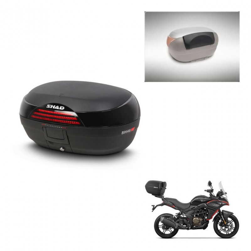 SHAD Trunk SH46 + mounting bracket backrest 45 L KIT-444859