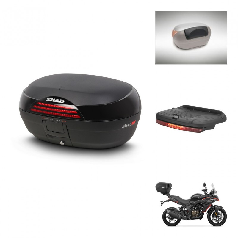SHAD Baul SH46 + soporte montaje accesorios 45 L KIT-444860