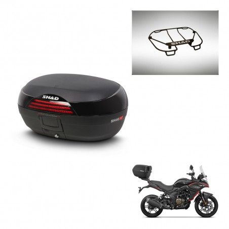 SHAD Baul SH46 + soporte montaje parrilla superior 45 L KIT-444863