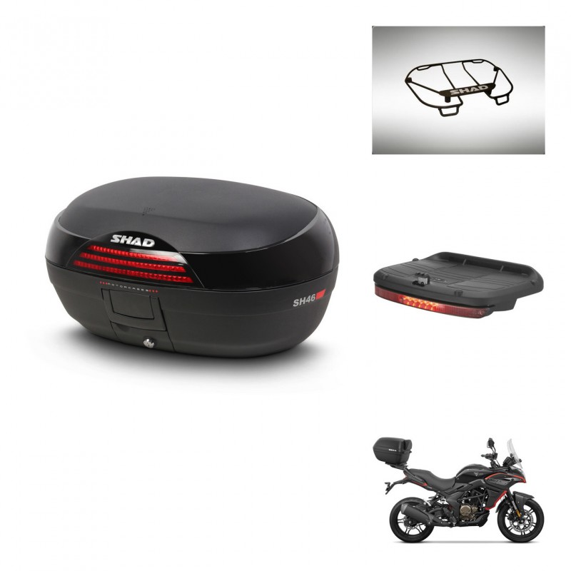 SHAD Baul SH46 + soporte montaje accesorios 45 L KIT-444864