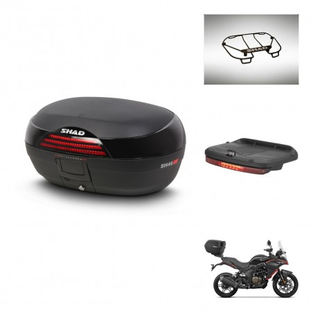 SHAD Baul SH46 + soporte montaje accesorios 45 L KIT-444864