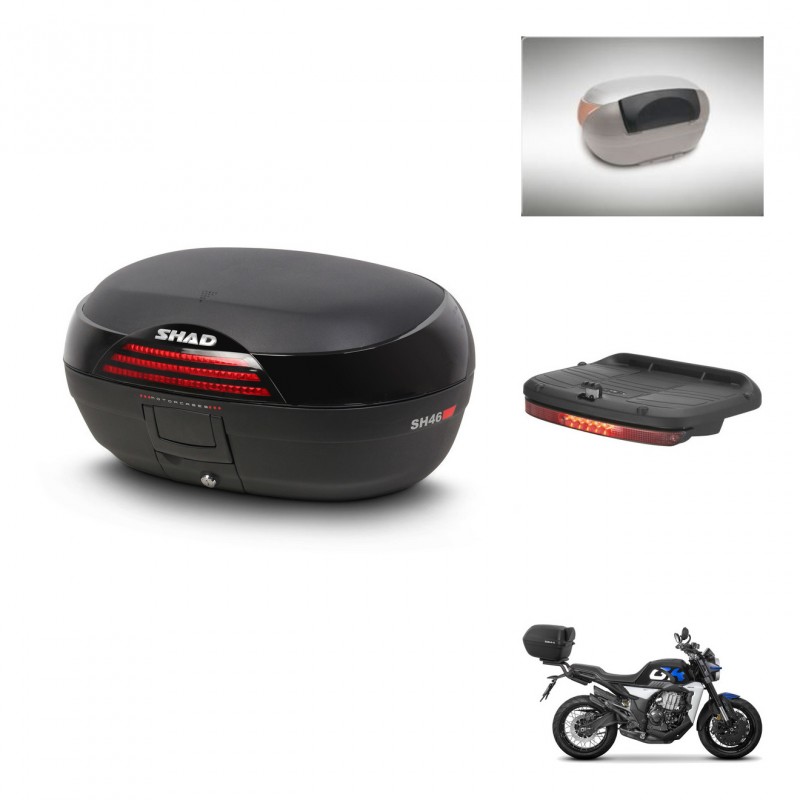 SHAD Baul SH46 + soporte montaje accesorios 45 L KIT-444892