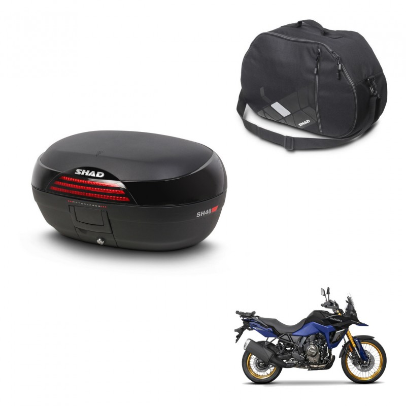 SHAD SH46 trunk + mounting bracket internal bag 45 L KIT-444905