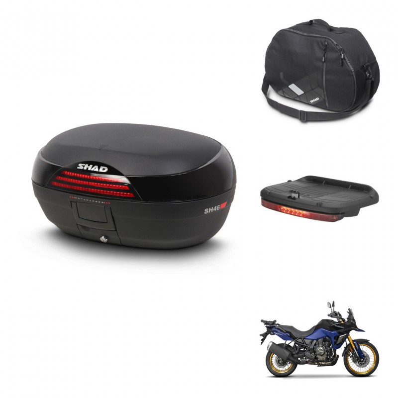 SHAD Baul SH46 + soporte montaje accesorios 45 L KIT-444906