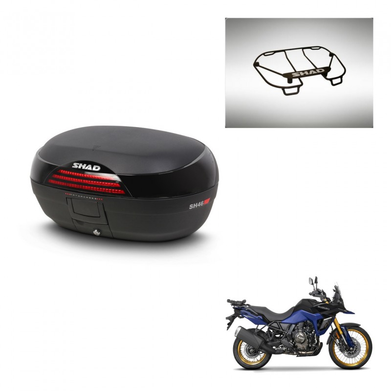 SHAD Baul SH46 + soporte montaje parrilla superior 45 L KIT-444911