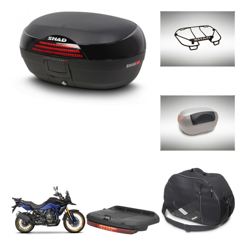 SHAD Baul SH46 + soporte montaje accesorios 45 L KIT-444918