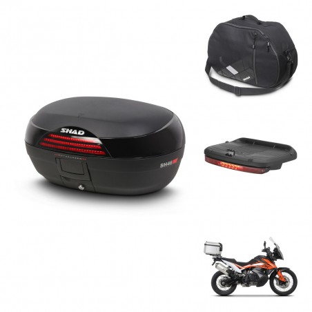 SHAD Baul SH46 + soporte montaje accesorios 45 L KIT-444922