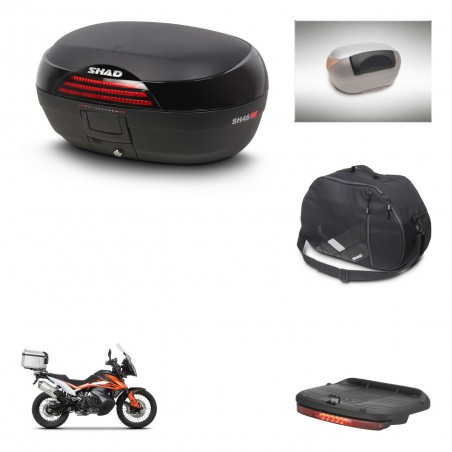 SHAD Baul SH46 + soporte montaje accesorios 45 L KIT-444926