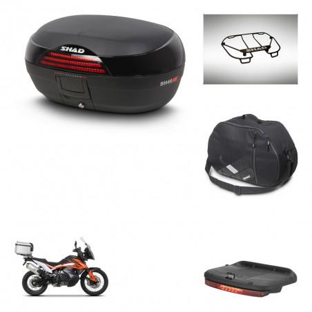 SHAD Baul SH46 + soporte montaje accesorios 45 L KIT-444930
