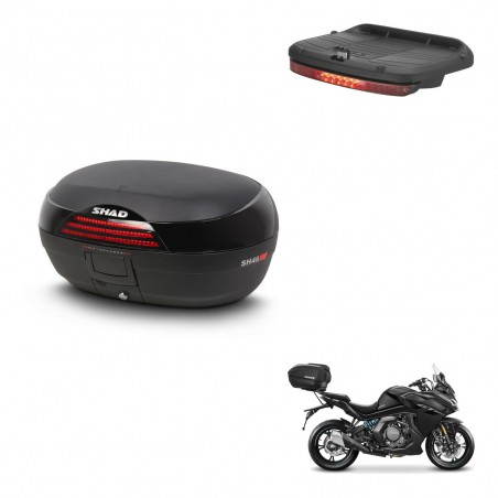 SHAD Baul SH46 + soporte montaje luz de freno 45 L KIT-444952
