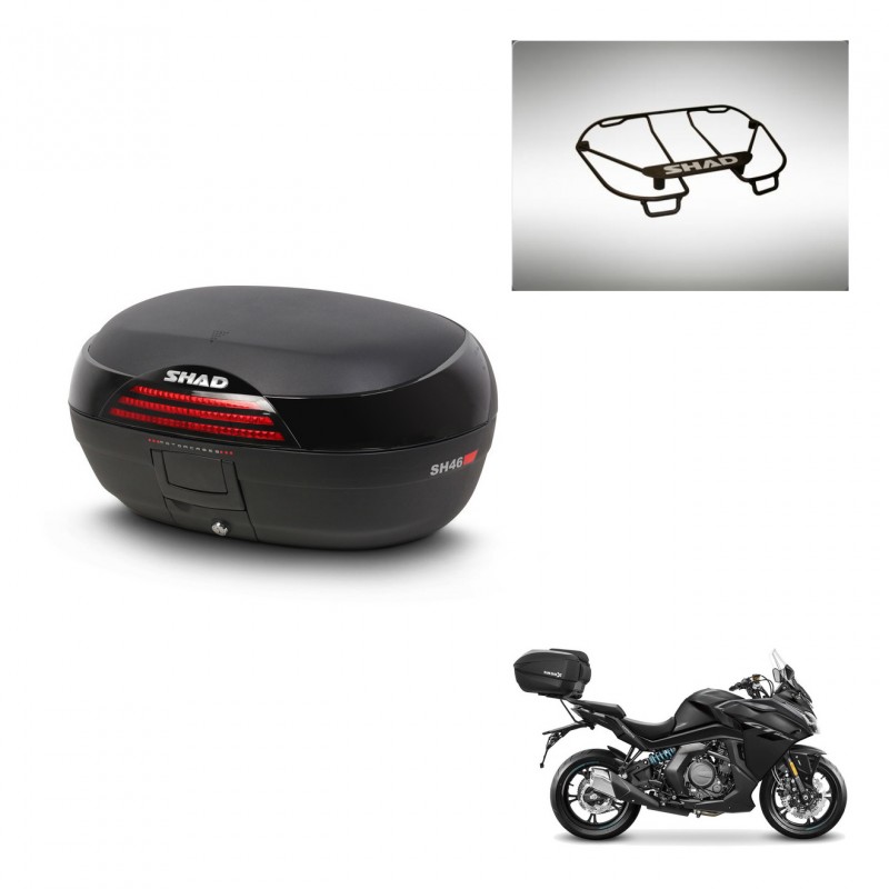 SHAD Baul SH46 + soporte montaje parrilla superior 45 L KIT-444959