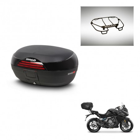 SHAD Baul SH46 + soporte montaje parrilla superior 45 L KIT-444959