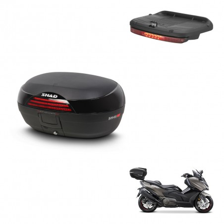 SHAD Baul SH46 + soporte montaje luz de freno 45 L KIT-444968
