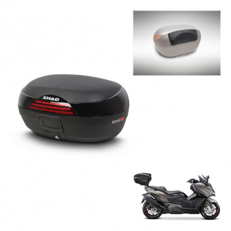 SHAD Baul SH46 + soporte montaje respaldo 45 L KIT-444971