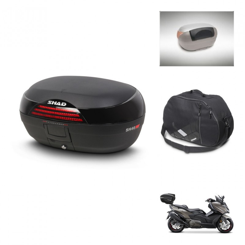 SHAD Baul SH46 + soporte montaje accesorios 45 L KIT-444973
