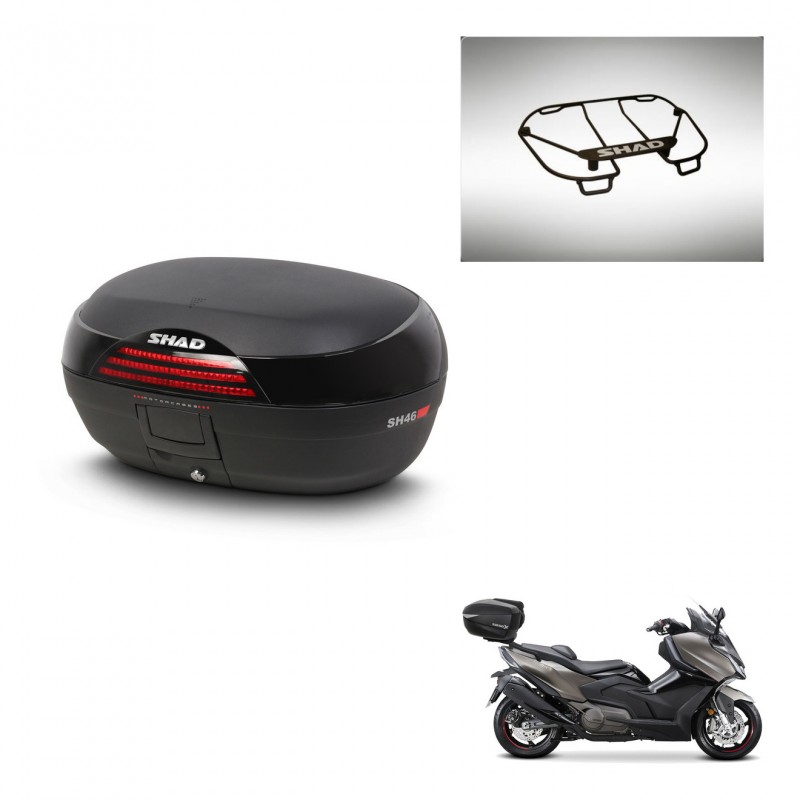 SHAD Baul SH46 + soporte montaje parrilla superior 45 L KIT-444975