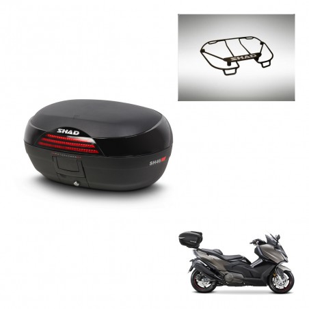 SHAD Baul SH46 + soporte montaje parrilla superior 45 L KIT-444975