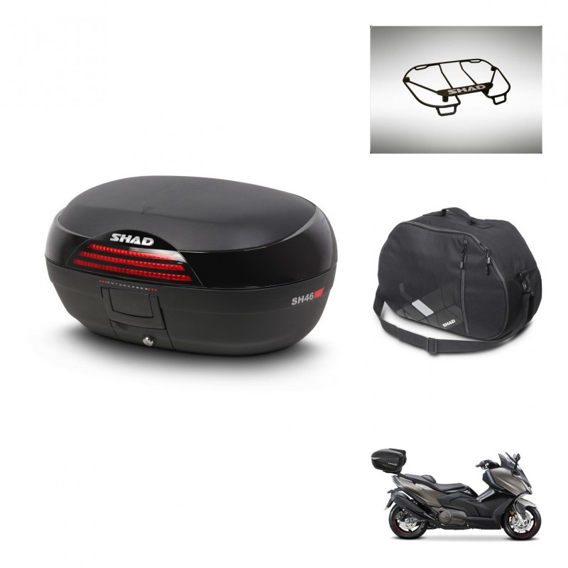SHAD Baul SH46 + soporte montaje accesorios 45 L KIT-444977