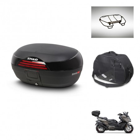 SHAD Baul SH46 + soporte montaje accesorios 45 L KIT-444977