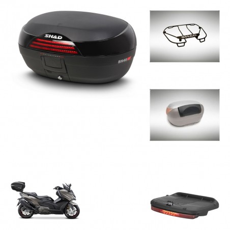 SHAD Baul SH46 + soporte montaje accesorios 45 L KIT-444980