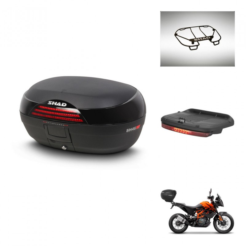 SHAD Baul SH46 + soporte montaje accesorios 45 L KIT-444992